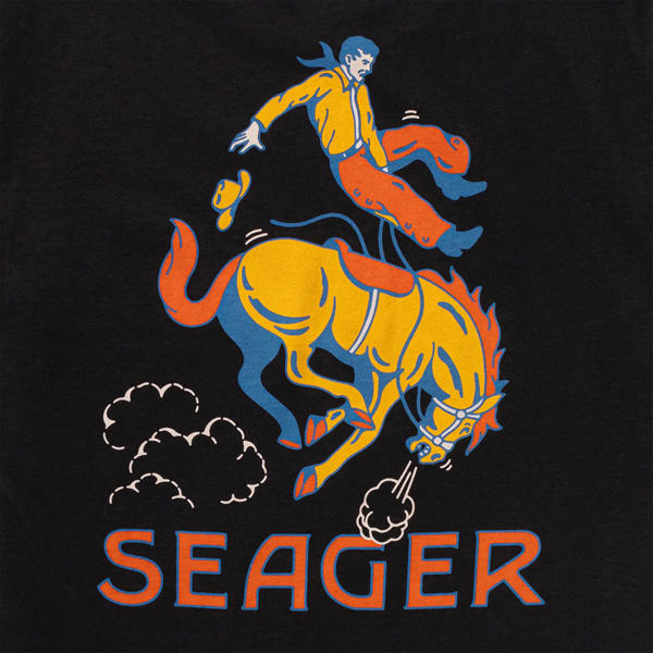 Seager Rodeo T-Shirt- Black