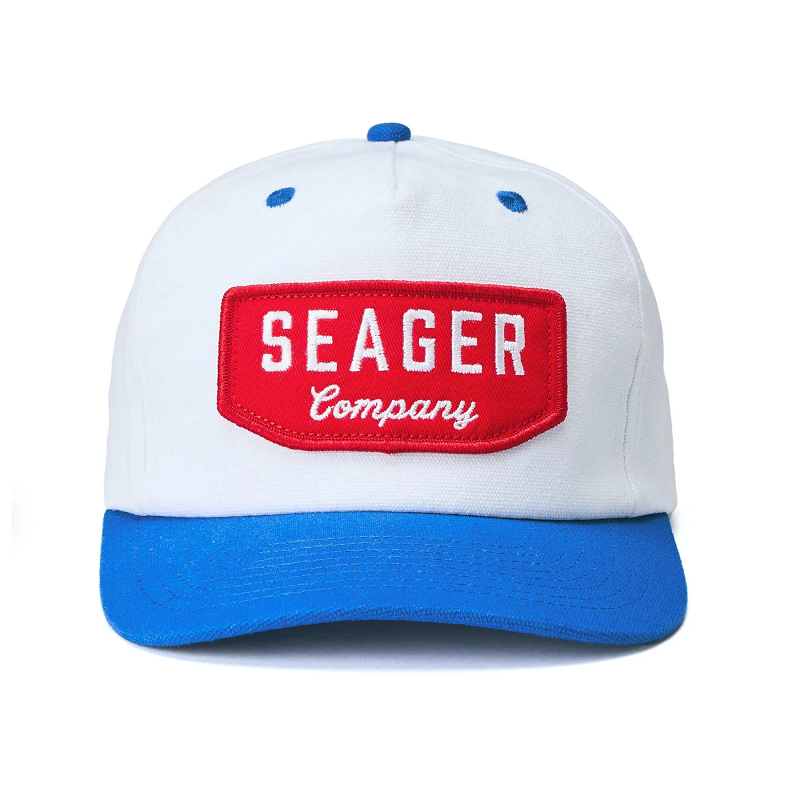 Wilson Snapback Hat- White/Blue