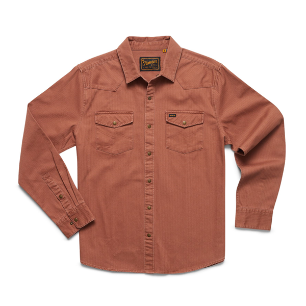 Sawhorse Work Shirt- Mink Brown