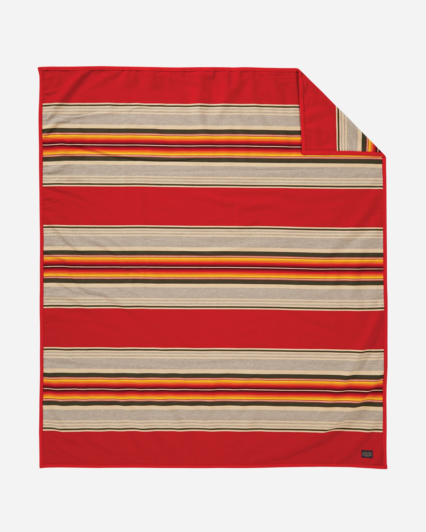 Serape Robe Blanket- Scarlet