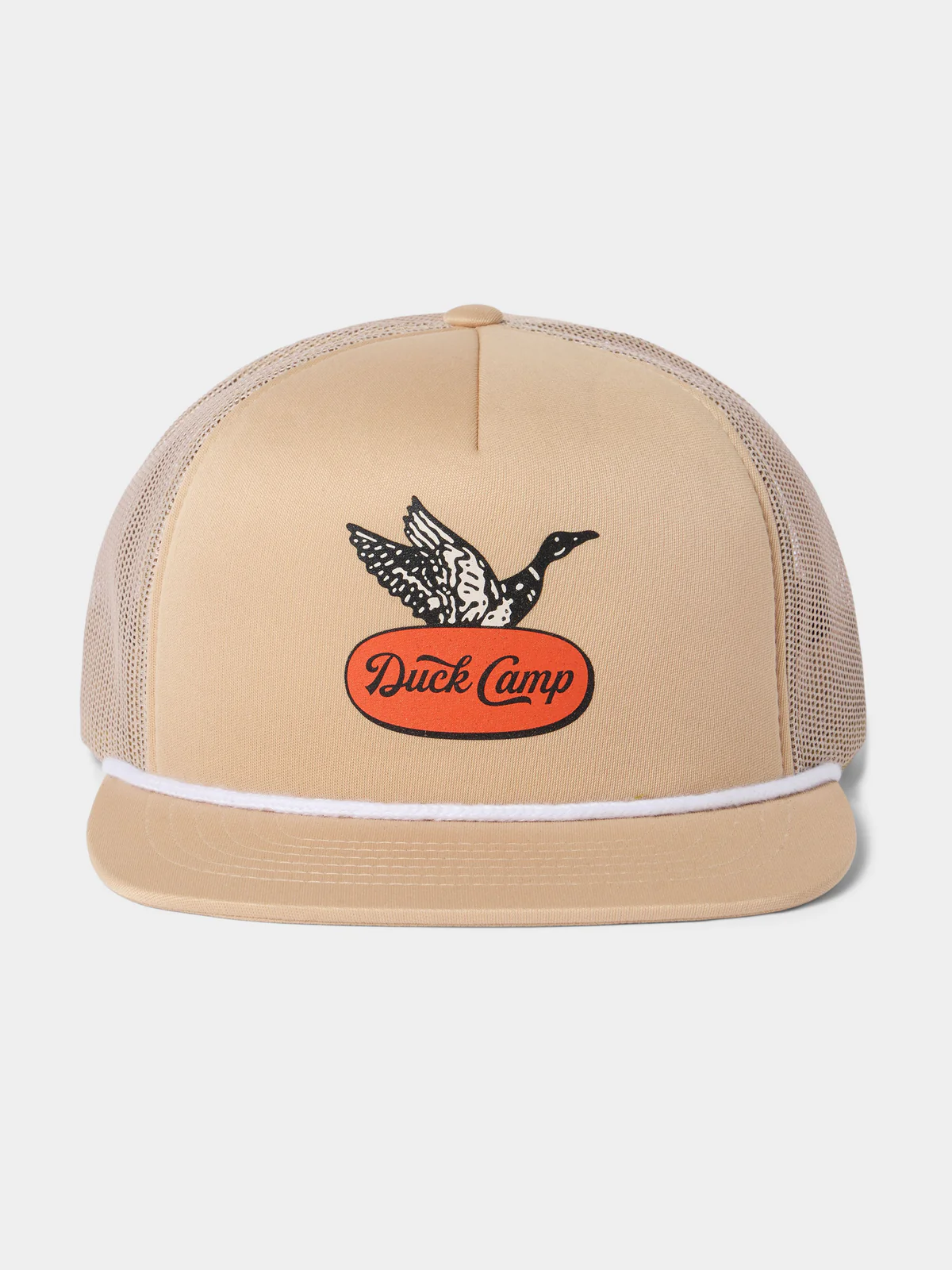 Retro Trucker- Duck Scripture Wheat