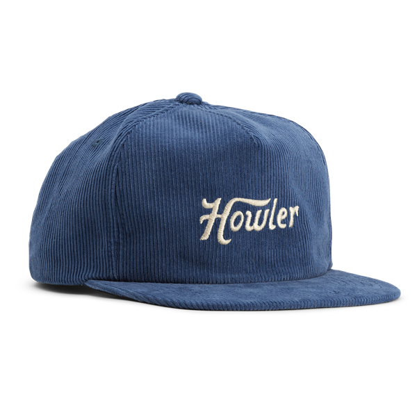 Howler Script Snapback- Blue Mirage Corduroy