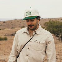 Seagull Snapback Hat- White/Green