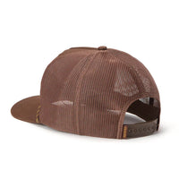 Branded Trucker Snapback- Brown