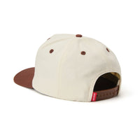 Wilson Snapback Hat- Cream/Brown