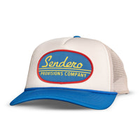 Country Store Hat- Cream/Blue