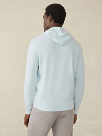 Sunwashed Slub Hoodie- Sky Surf Stripe