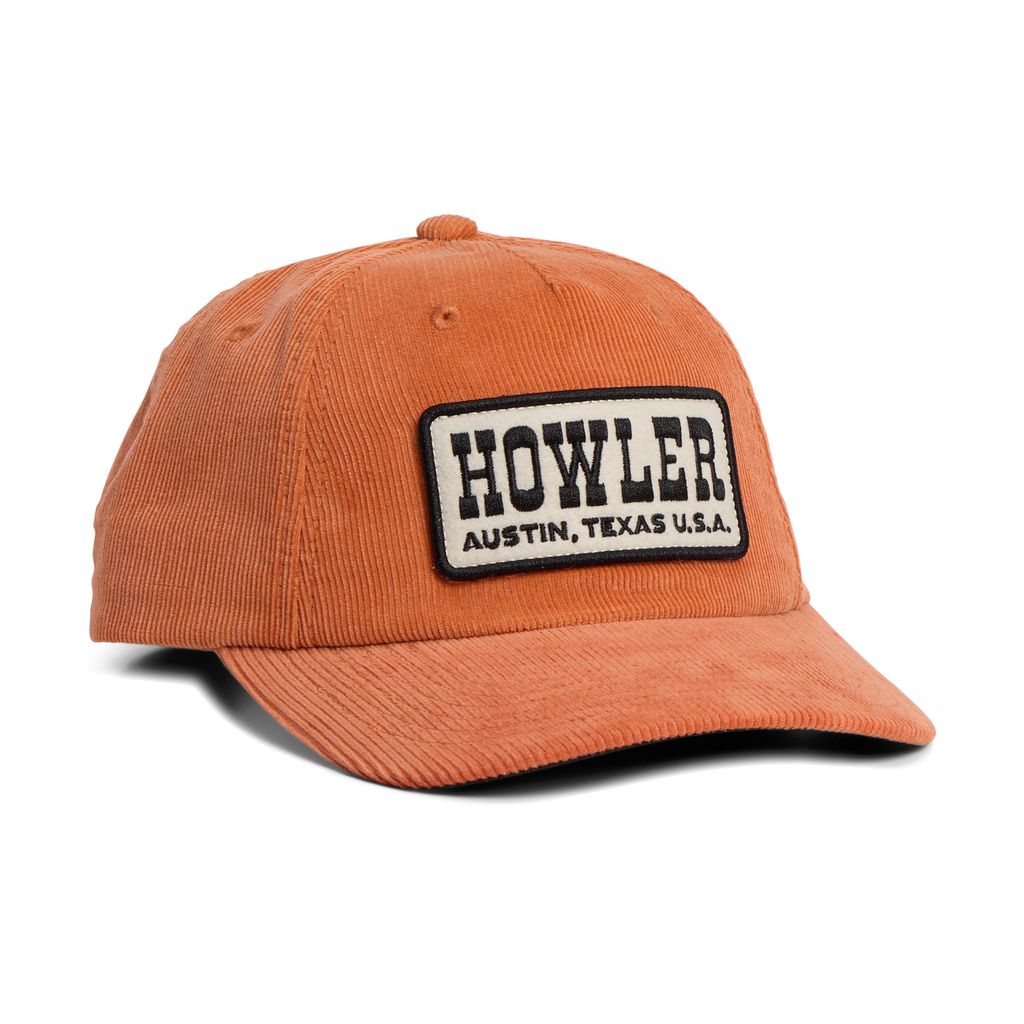 Howler Slab Standard Hat- Orange Corduroy