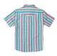 Serape Pearl Snap Short Sleeve Button Up- Spring Sage