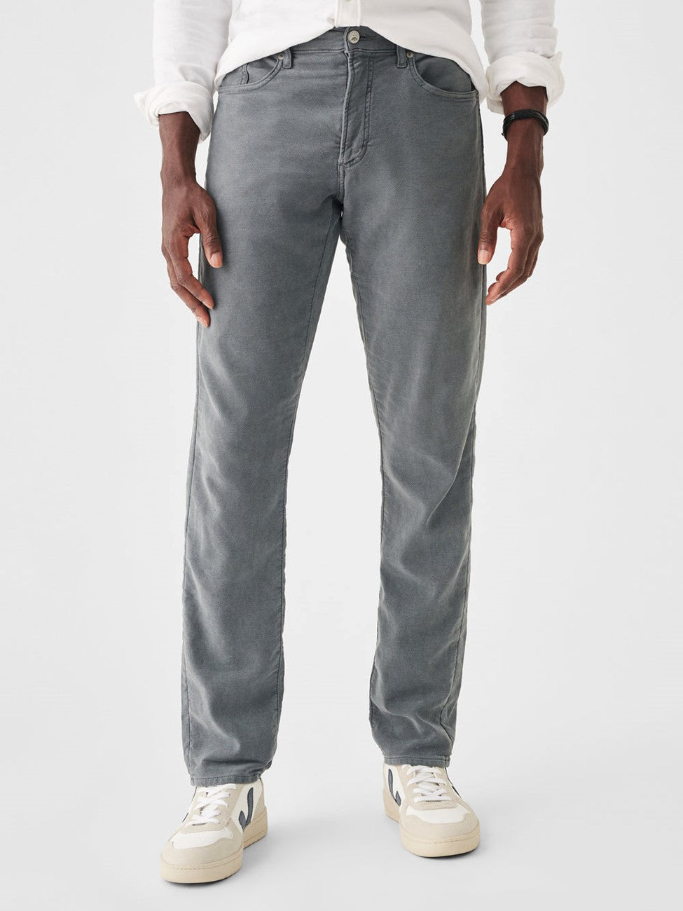 Stretch Terry 5 Pocket Pant- Slate