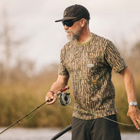 Jacquard T-Shirt- Swamp Country Camo