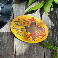 TX Country Music Sticker