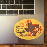 TX Country Music Sticker