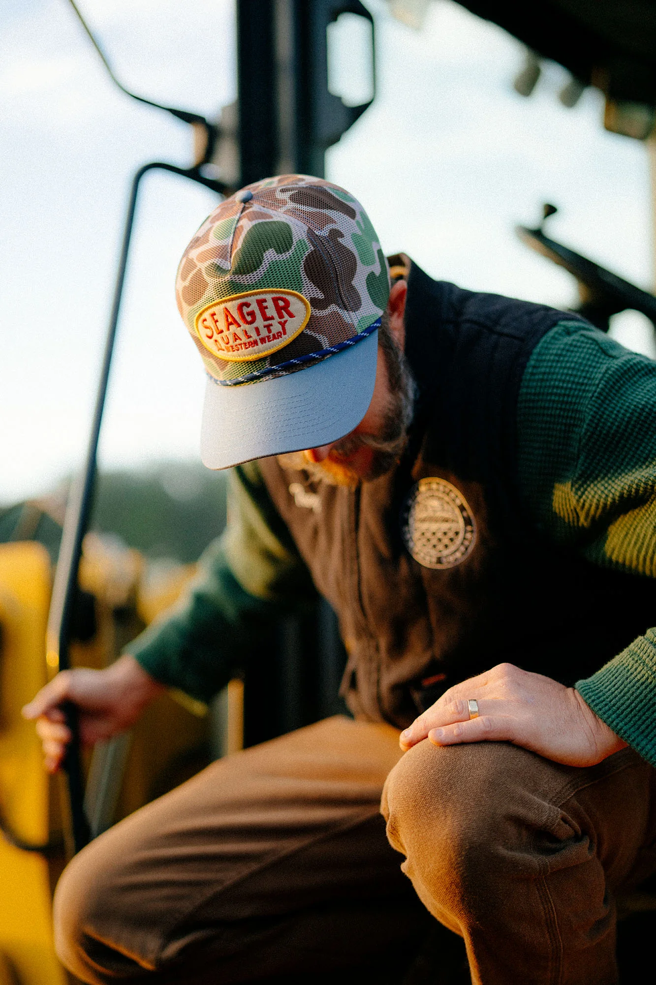 Old Town All Mesh Snapback Hat- Real Camo