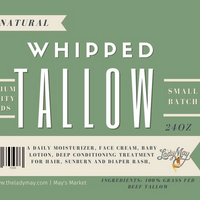 16oz All Natural Whipped Tallow