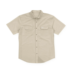 Rio Short Sleeve Shirt- Tan