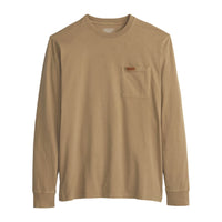 Deschutes Long Sleeve Pocket T-Shirt- Tan
