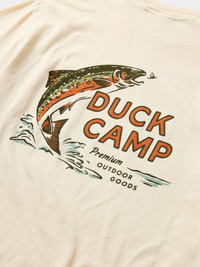 Trout Camp Graphic T-Shirt- Ivory