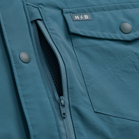 Emerger Tech Shirt- Storm Blue