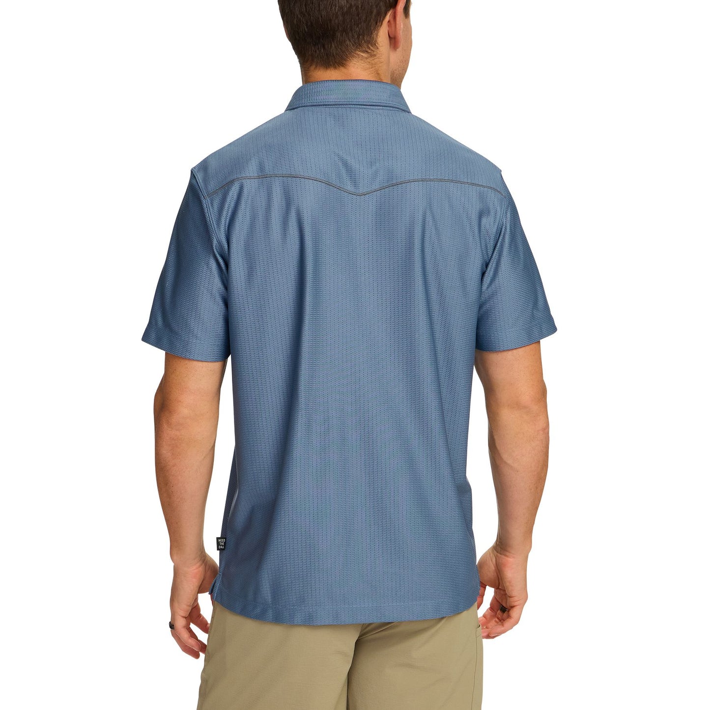 Ranchero Tech Polo- Mirage Blue