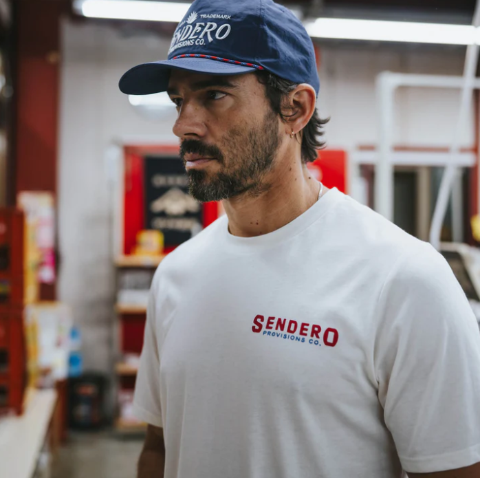 Tip Your Hat T-Shirt- Vintage White