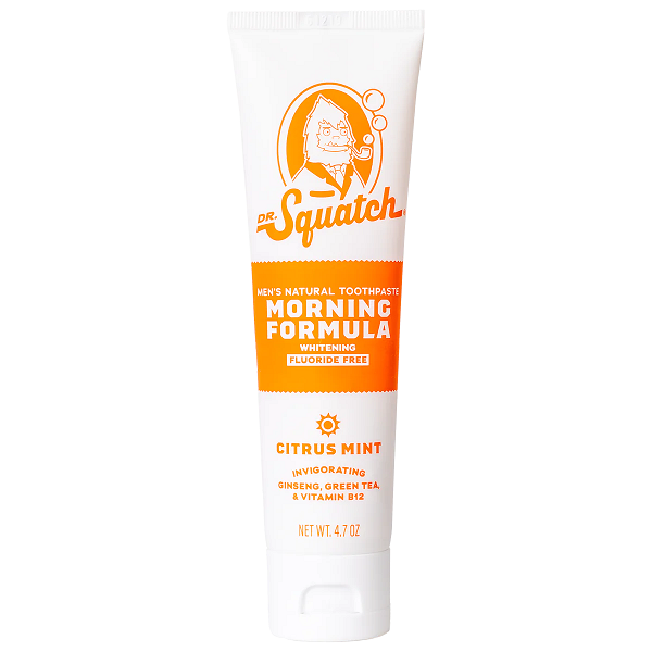 Dr Squatch Fluoride Free Toothpaste Morning & Night Formula