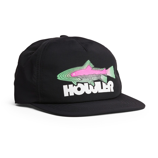 Trucha Snapback Hat- Black