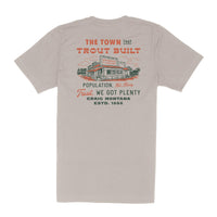 Trout Built T-Shirt- Sand