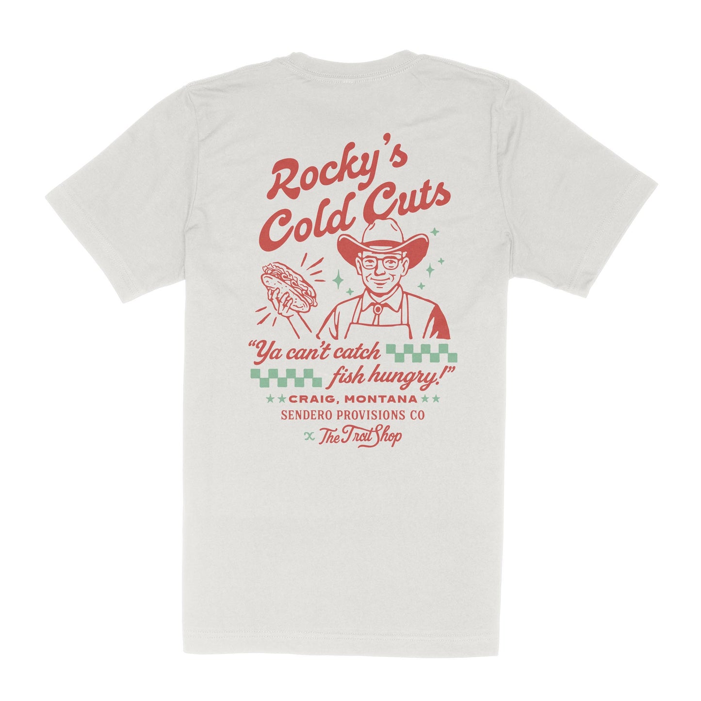 Rocky's Cold Cuts T-Shirt- Vintage White