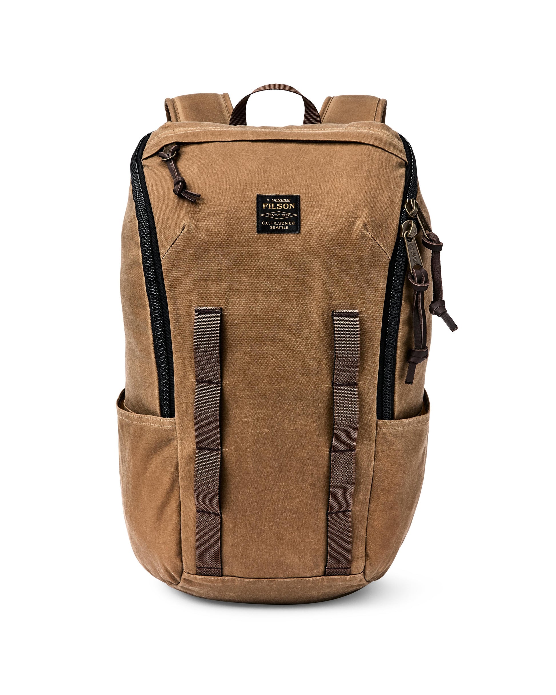 americana leather backpack from orvis American Darling Genuine women bag western handbag Hilason Saddles and Tack utility pockets and a 6 zipper compartment Pierce Backpack | Brandy Smooth