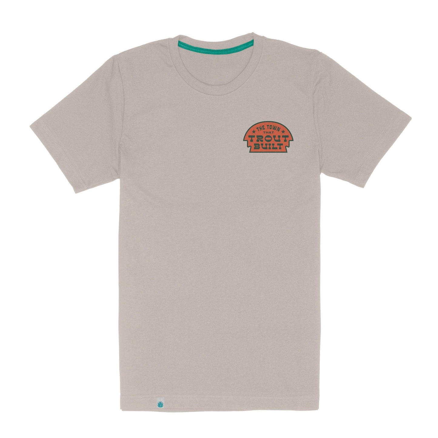 Trout Built T-Shirt- Sand