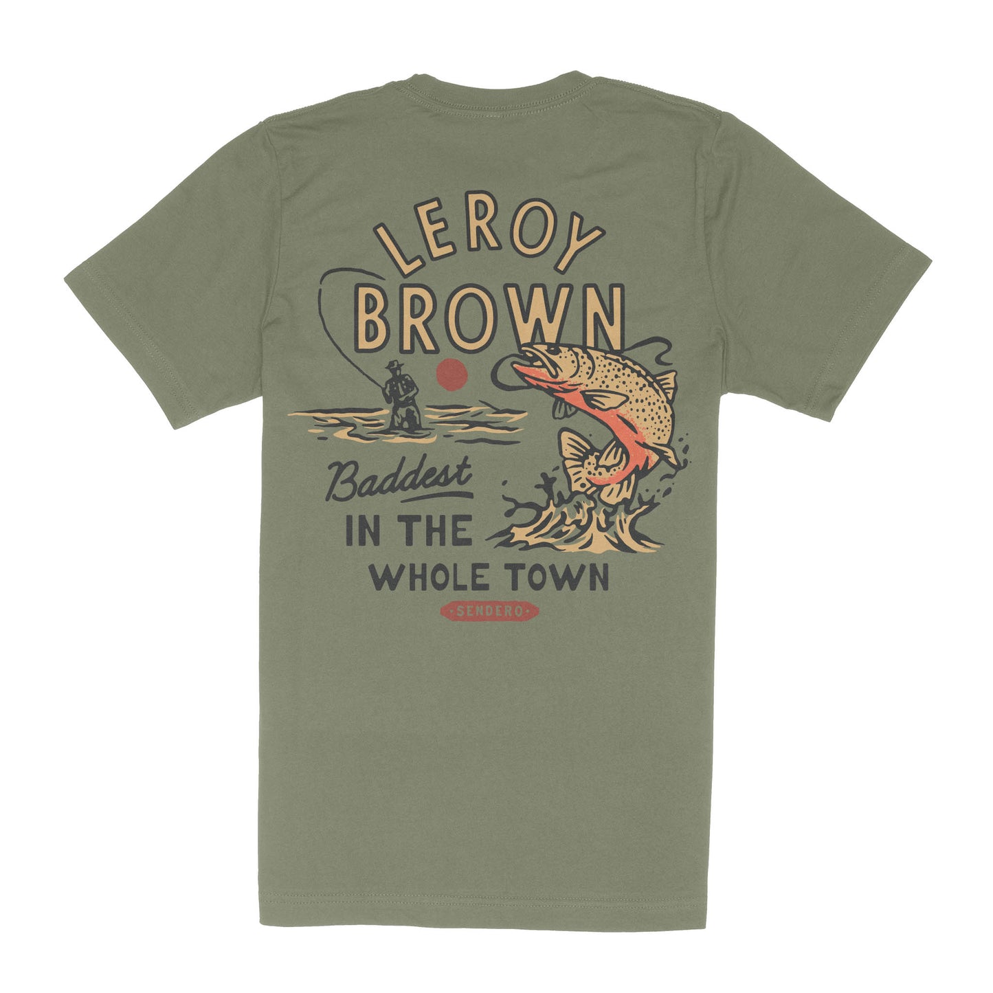 Leroy Brown T-Shirt- Sage