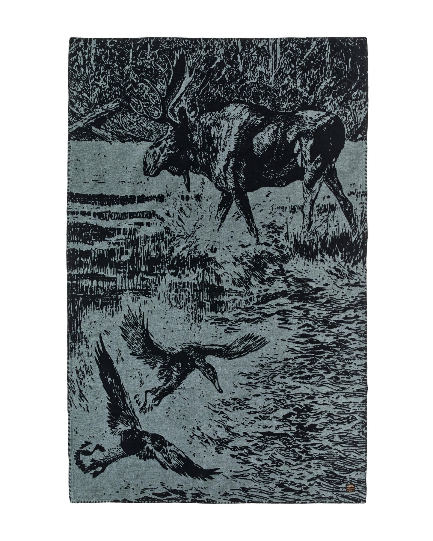 Cotton Blanket- Balsam Green/Marshlands