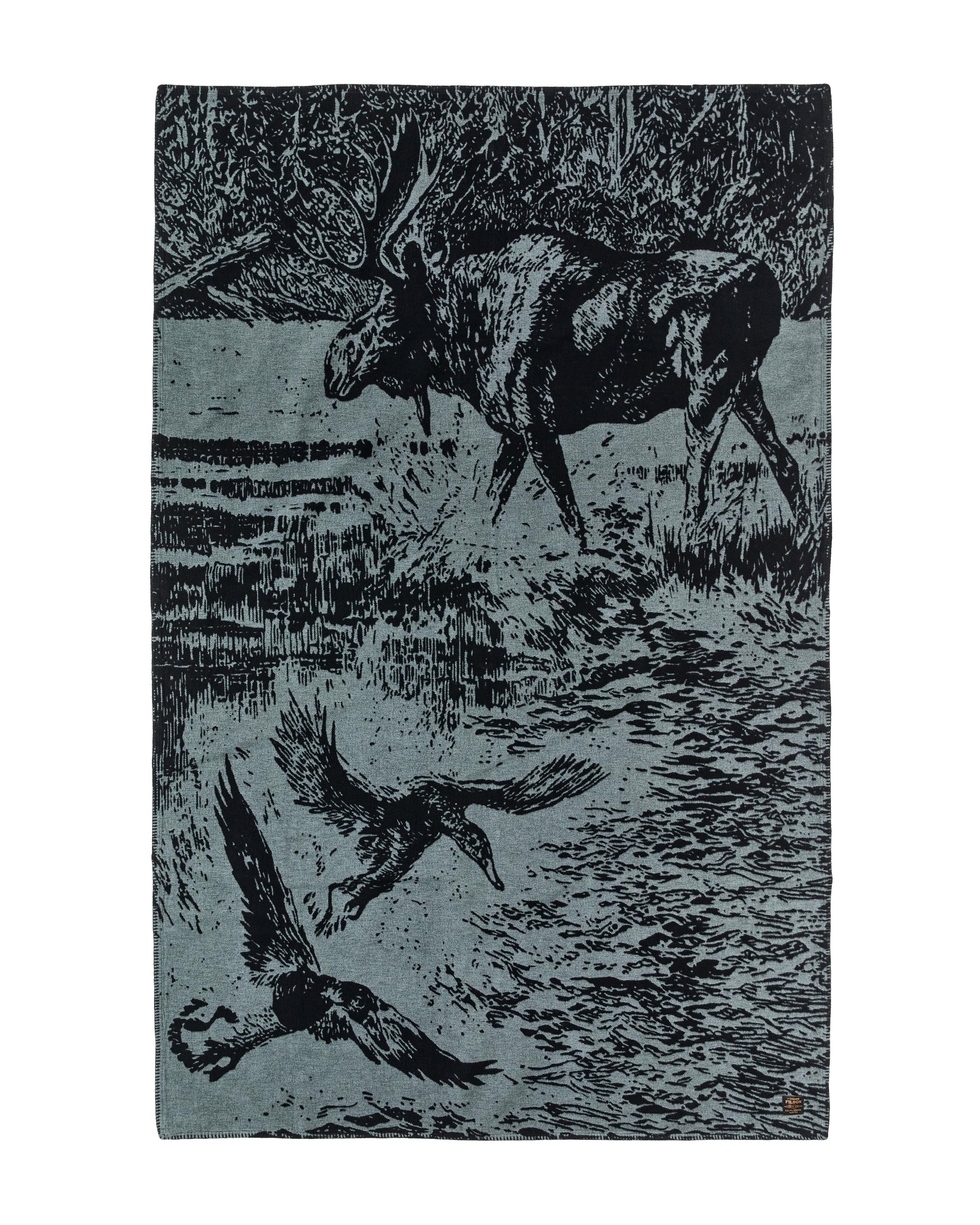 Cotton Blanket- Balsam Green/Marshlands