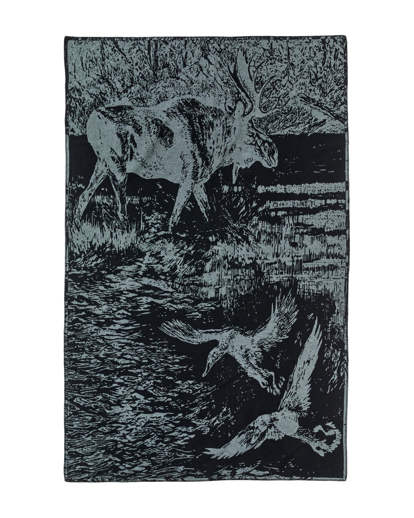 Cotton Blanket- Balsam Green/Marshlands