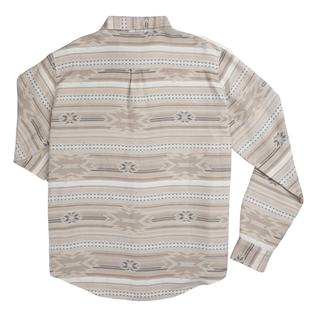 Boquillas Long Sleeve Shirt- Mesilla Chevron/Limestone