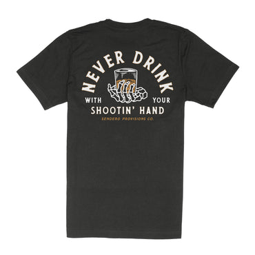 Shootin' Hand T-Shirt- Black