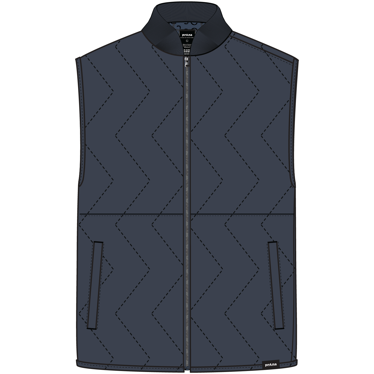 Encinitas Reversible Vest- Nautical