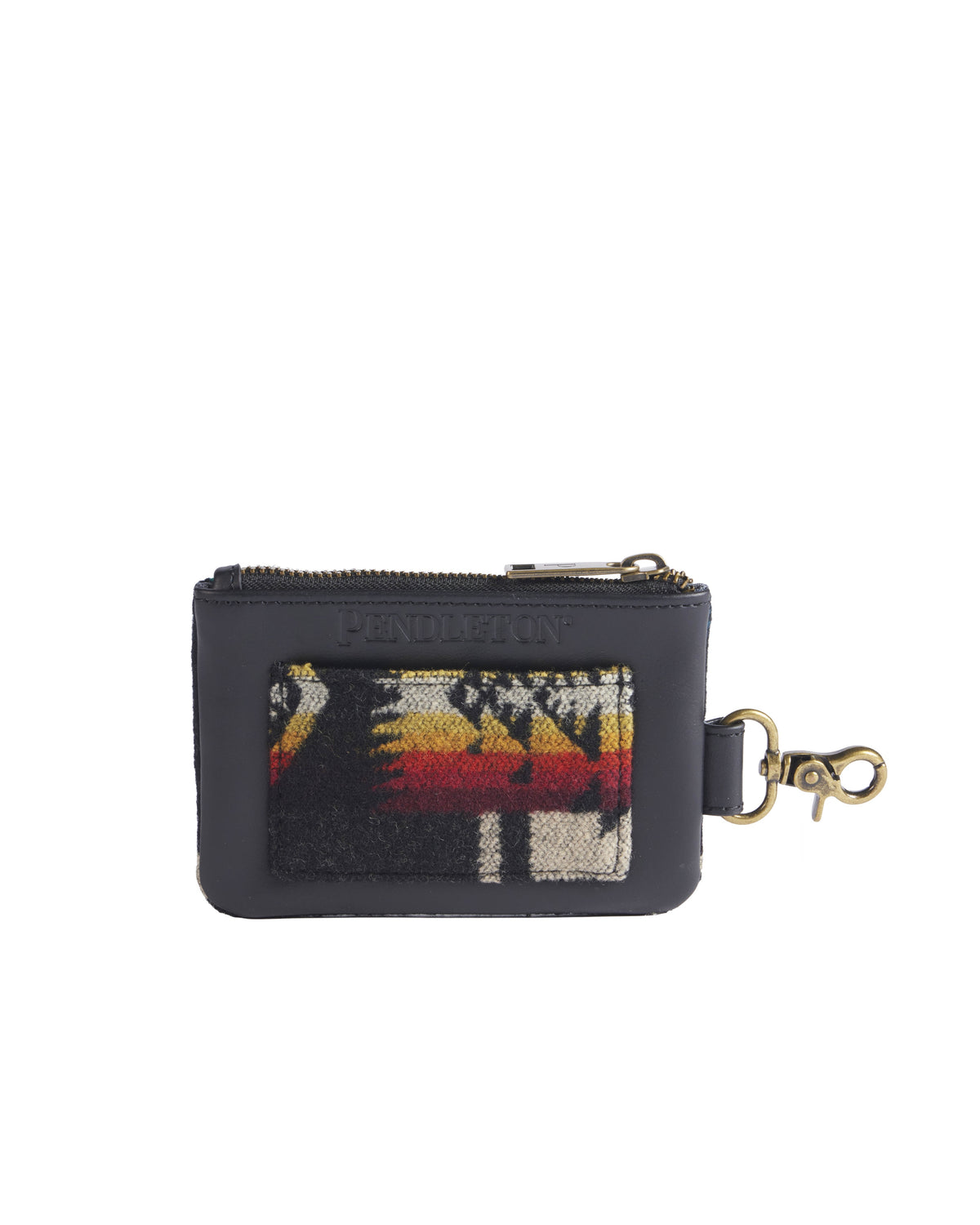Traditions Zip Card Case- Chief Joseph Black