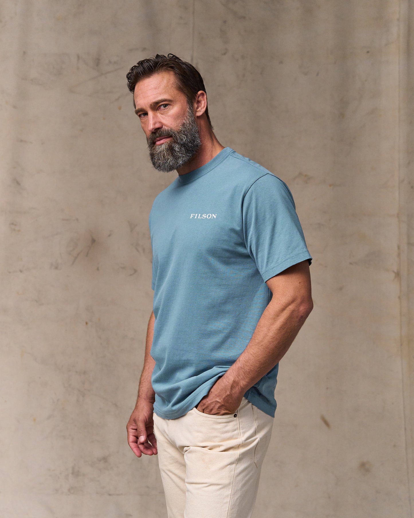 Scenic Graphic T-Shirt- Bluefin
