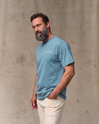 Scenic Graphic T-Shirt- Bluefin