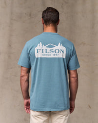 Scenic Graphic T-Shirt- Bluefin