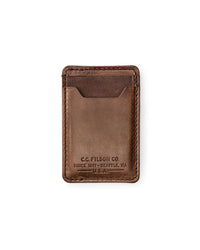 Leather Card Case- Natural Brown