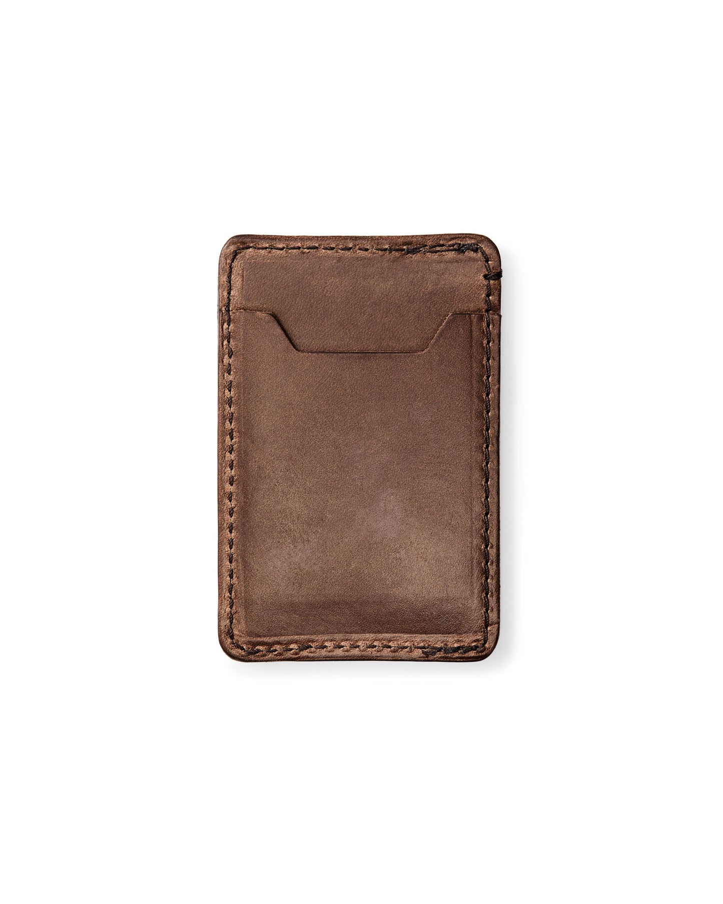 Leather Card Case- Natural Brown