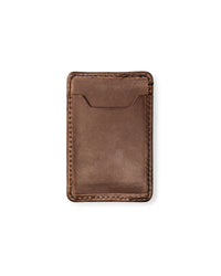Leather Card Case- Natural Brown