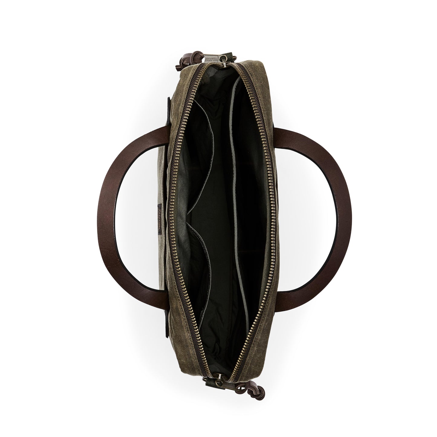 Tin Cloth Compact Briefcase - Otter Green