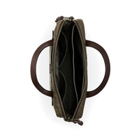 Tin Cloth Compact Briefcase - Otter Green