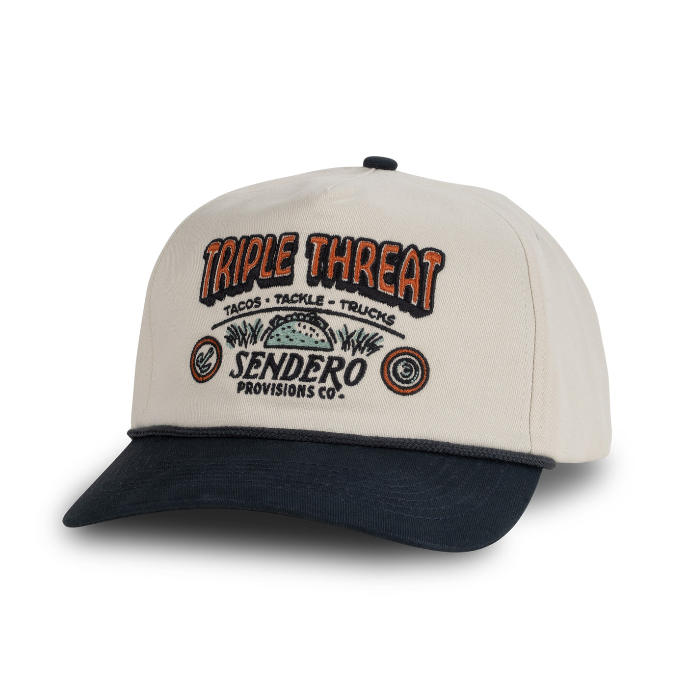 Triple Threat Hat- Cream