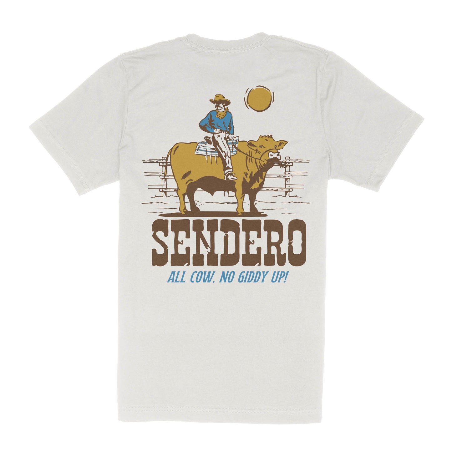 All Cow T-Shirt- Vintage White