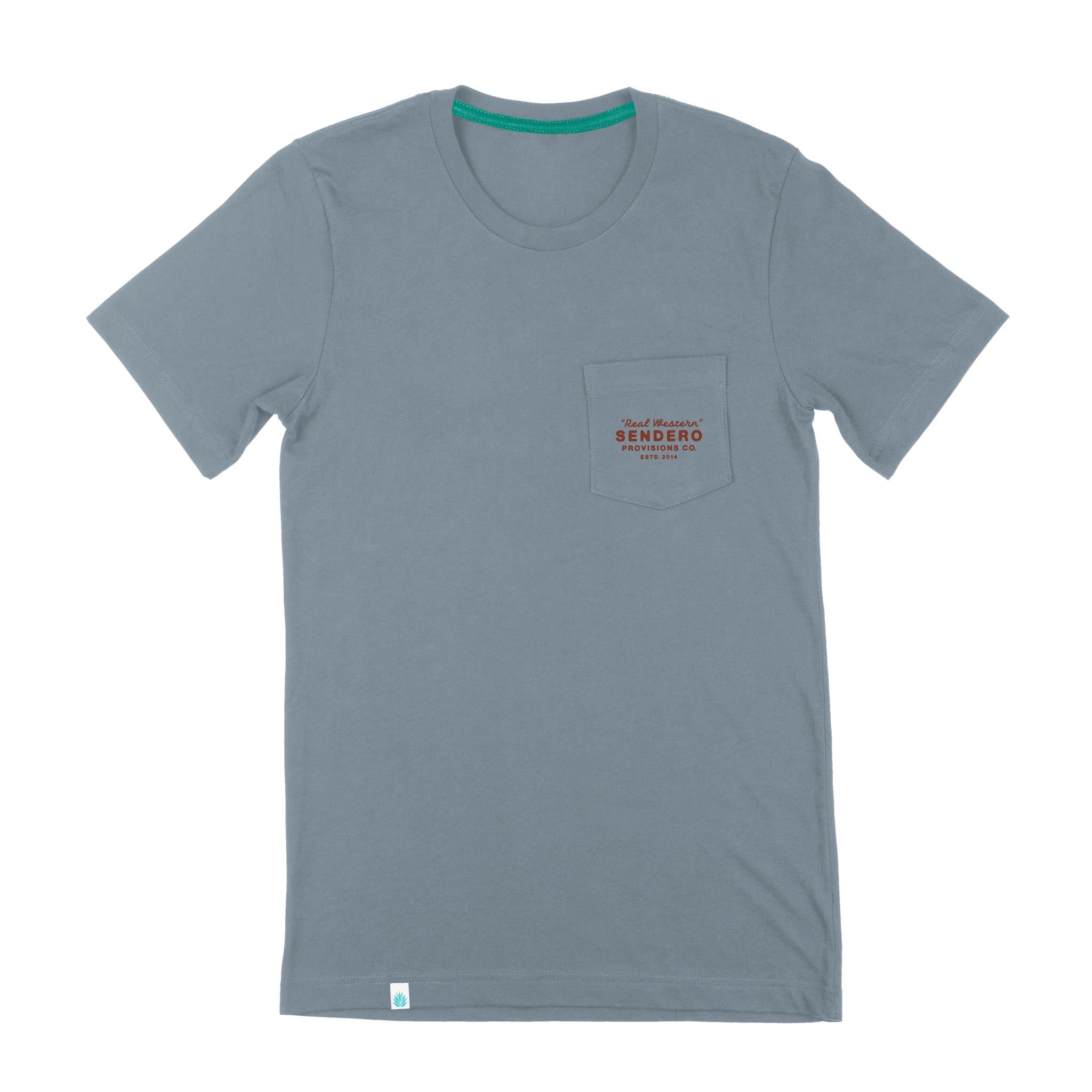 Real Western Pocket T-Shirt- Citadel